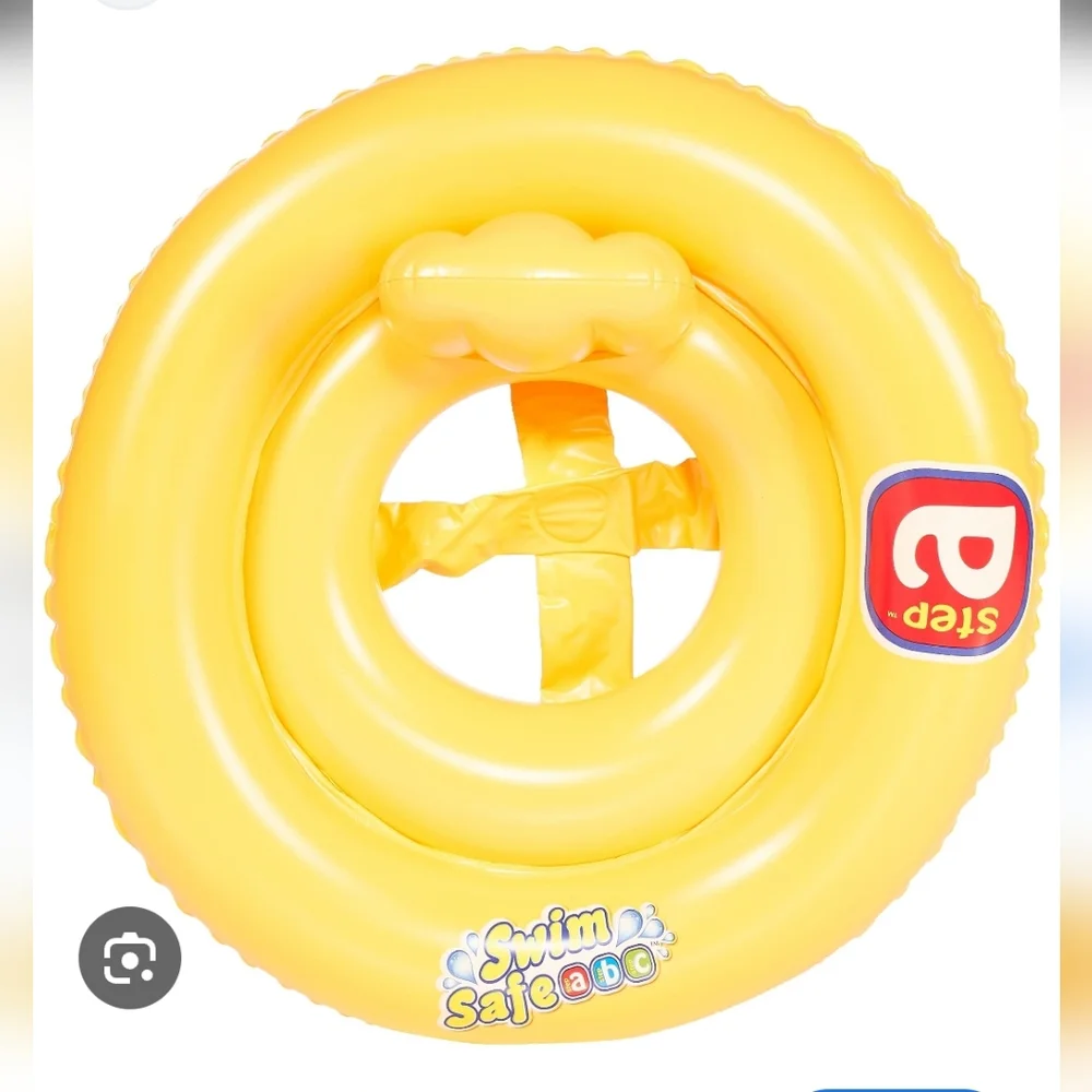 NEW in Box Bestway Swim Safe ABC Wondersplash Round 2-Ring Baby Boat